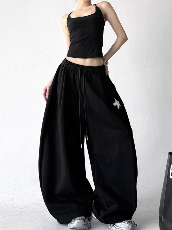Star-Embroidered Balloon Sweatpants - CT6634 - COPPING THREADS - CT ORIGINALS
