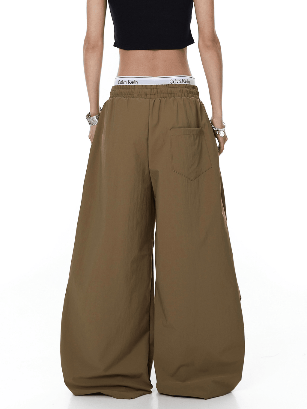 Star Graphic Layered Apron Scythe Wide - Leg Pants - COPPING THREADS - CT Select