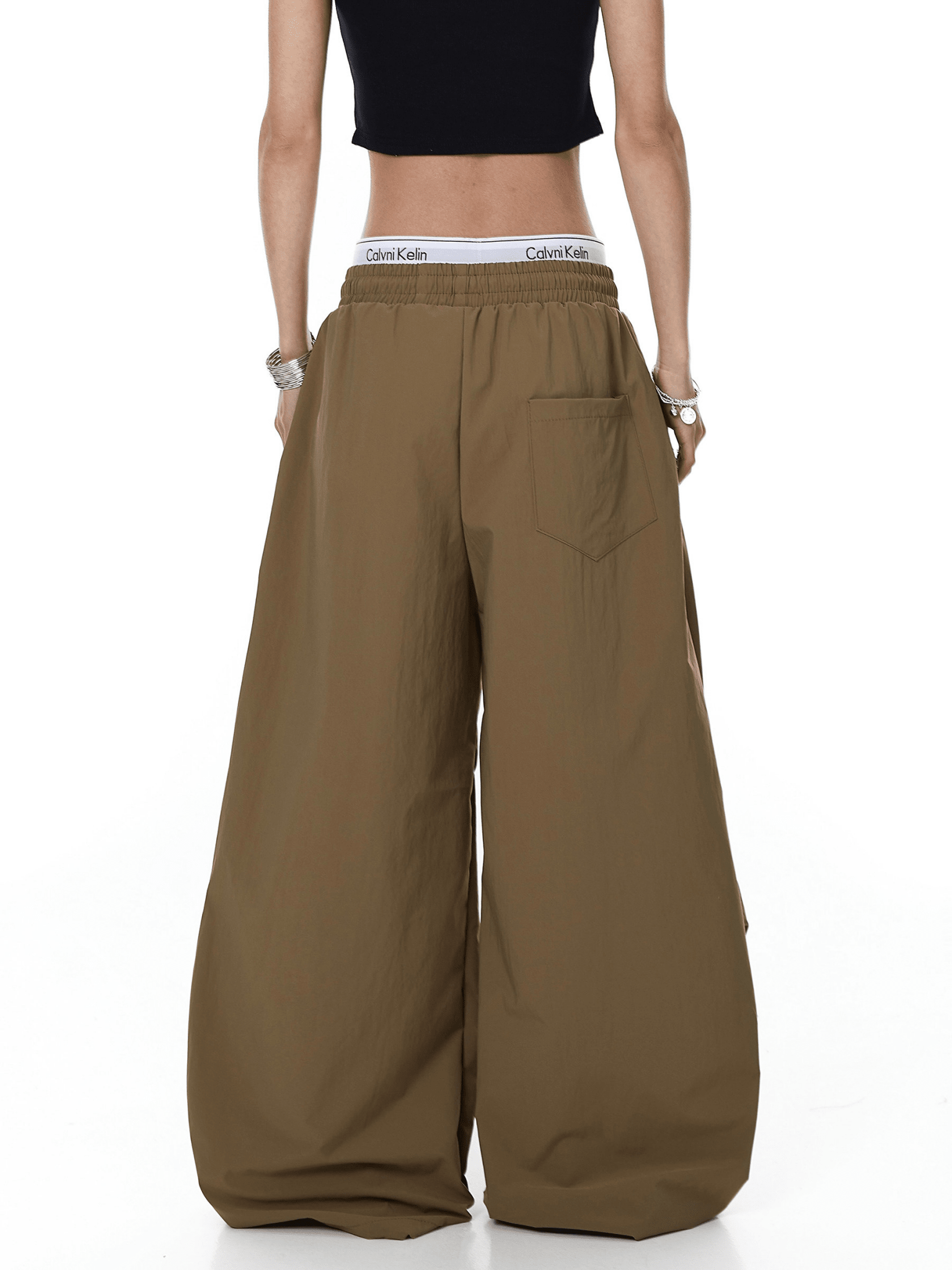 Star Graphic Layered Apron Scythe Wide - Leg Pants - COPPING THREADS - CT Select