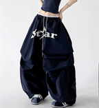 Star Graphic Parachute Wide - Leg Pants - CT730 - COPPING THREADS - CT Select