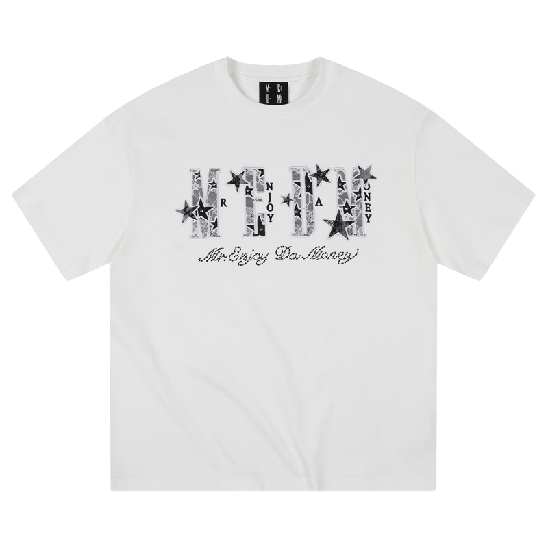 Star Lace Patch Tee - COPPING THREADS - MEDM