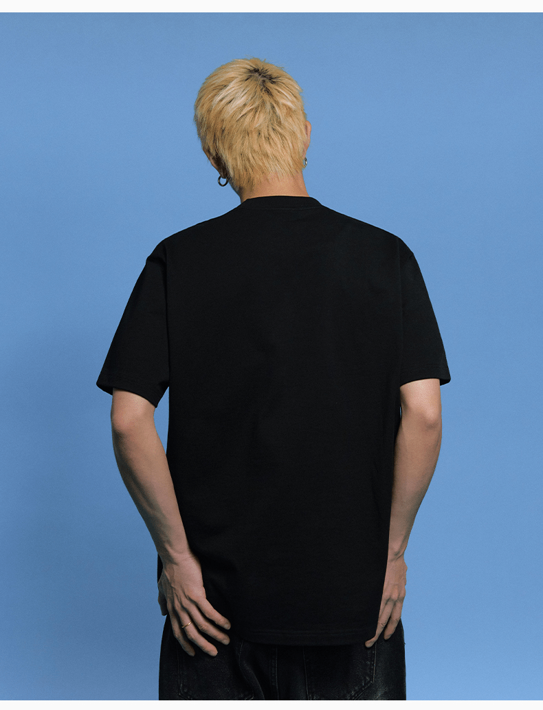 Star Lace Patch Tee - COPPING THREADS - MEDM