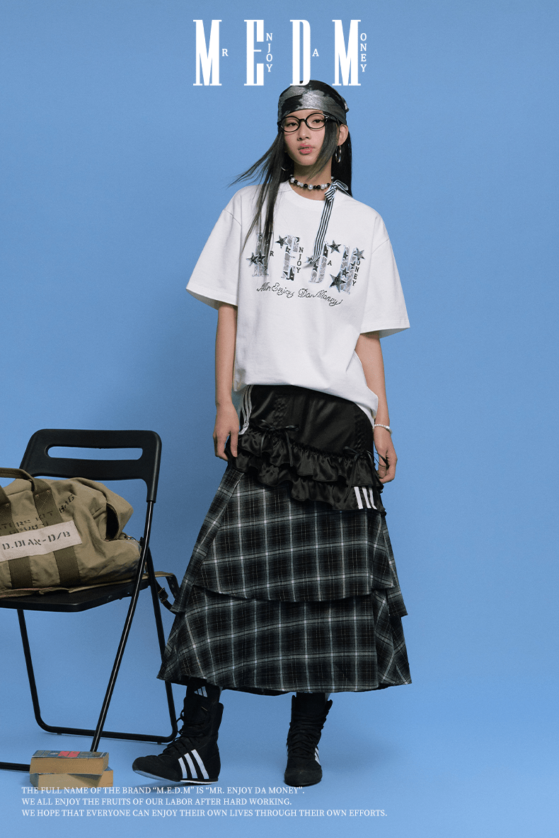 Star Lace Patch Tee - COPPING THREADS - MEDM