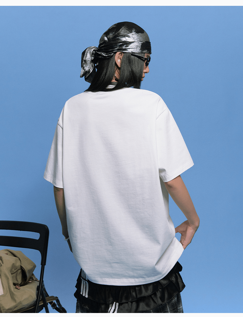 Star Lace Patch Tee - COPPING THREADS - MEDM