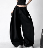 Star Patch Embroidery Oversized Joggers - COPPING THREADS - CT Select