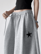 Star Patch Embroidery Oversized Joggers - COPPING THREADS - CT Select