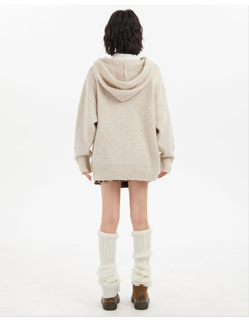 Star Pattern Knit Hoodie - COPPING THREADS - CT Select