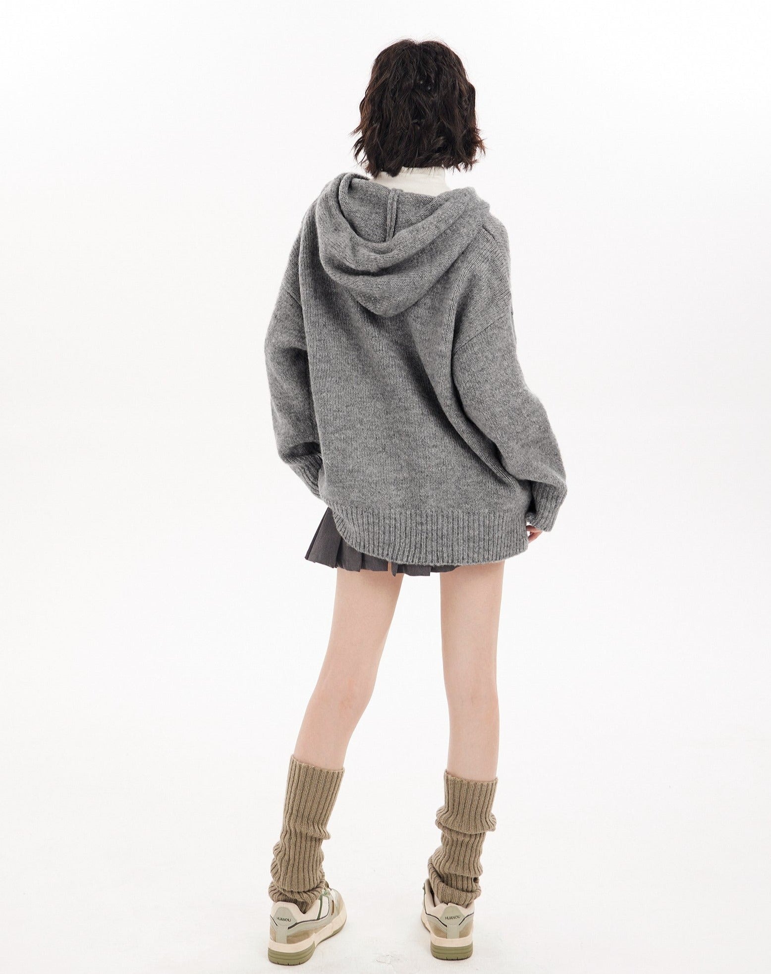 Star Pattern Knit Hoodie - COPPING THREADS - CT Select