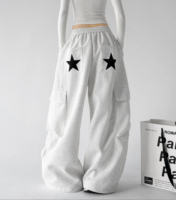 Star-Pocket Cargo Sweatpants - CT66255 - COPPING THREADS - CT ORIGINALS