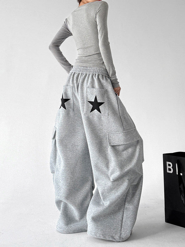 Star-Pocket Cargo Sweatpants - CT66255 - COPPING THREADS - CT ORIGINALS
