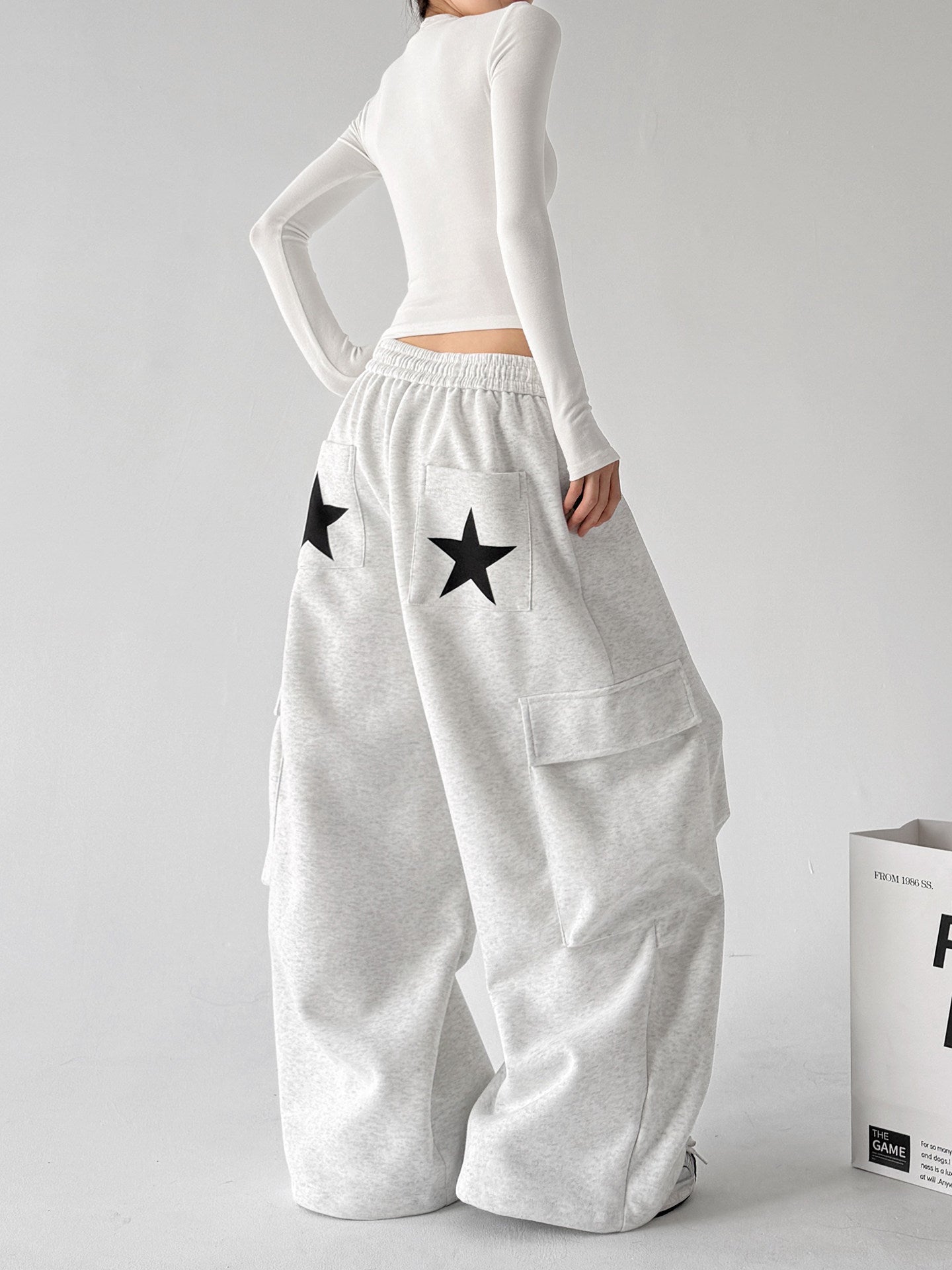 Star-Pocket Cargo Sweatpants - CT66255 - COPPING THREADS - CT ORIGINALS