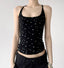 Star-Print Square-Neck Tank - CT6661 - COPPING THREADS - CT ORIGINALS