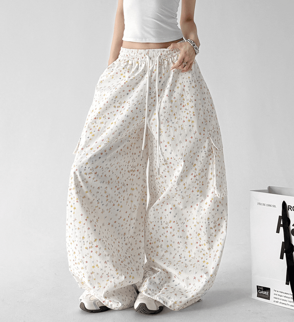 Star Print Wide - Leg Pants - CT66112 - COPPING THREADS - CT Select