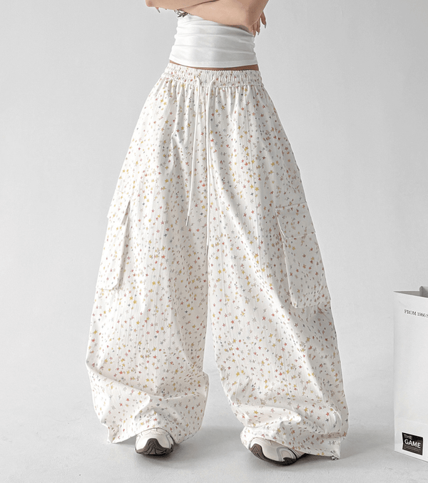 Star Print Wide - Leg Pants - CT66112 - COPPING THREADS - CT Select
