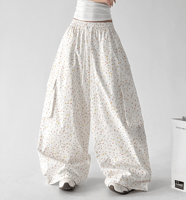 Star Print Wide - Leg Pants - CT66112 - COPPING THREADS - CT Select