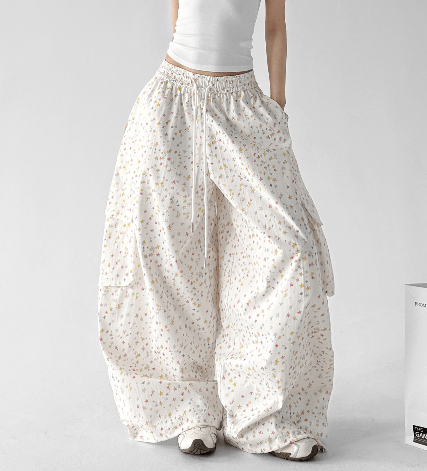 Star Print Wide - Leg Pants - CT66112 - COPPING THREADS - CT Select