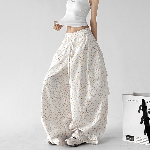 Star Print Wide - Leg Pants - CT66112 - COPPING THREADS - CT Select