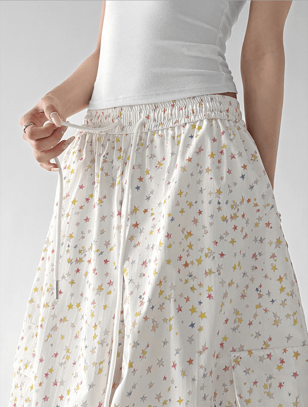 Star Print Wide - Leg Pants - CT66112 - COPPING THREADS - CT Select