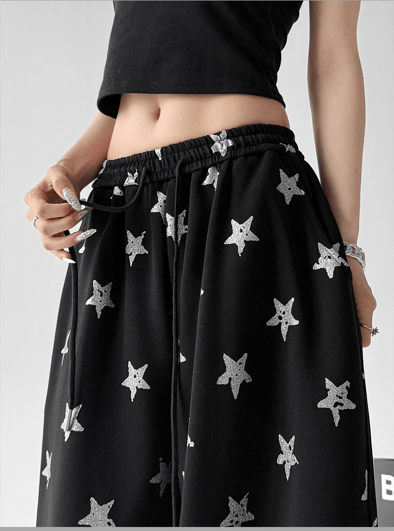 Star Print Wide - Leg Pants - CT6695 - COPPING THREADS - CT Select