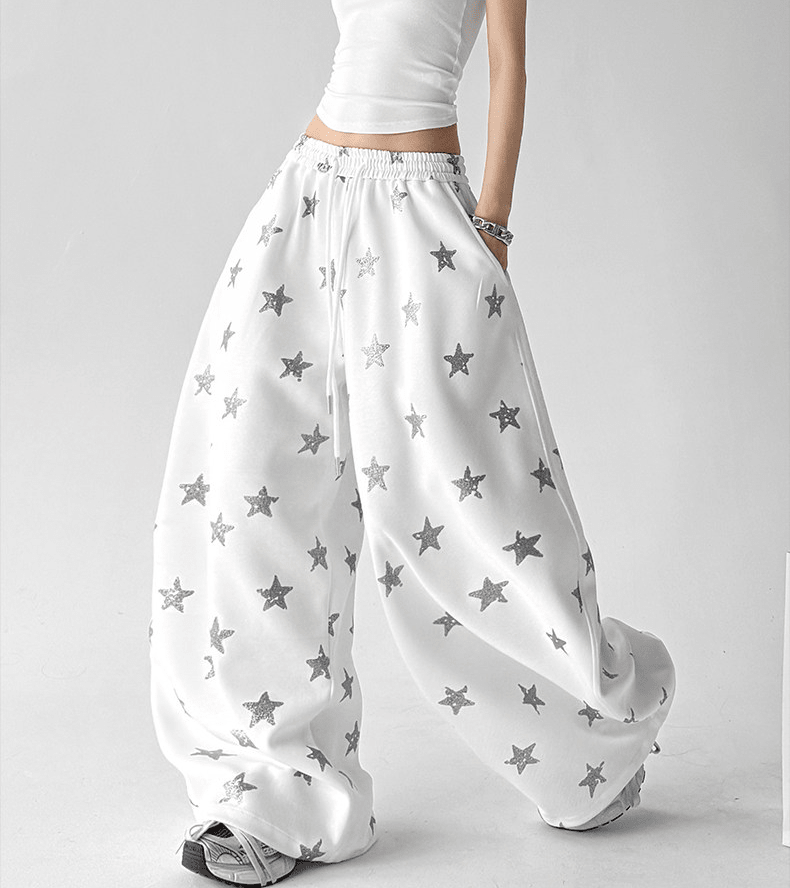 Star Print Wide - Leg Pants - CT6695 - COPPING THREADS - CT Select