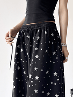 Star Print Wide - Leg Sweatpants - COPPING THREADS - CT Select
