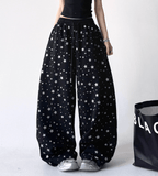 Star Print Wide - Leg Sweatpants - COPPING THREADS - CT Select