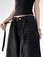 Star Rhinestone Wide - Leg Denim – CT65088 - COPPING THREADS - CT Select