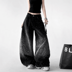 Star Rhinestone Wide - Leg Denim – CT65088 - COPPING THREADS - CT Select