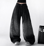 Star Rhinestone Wide - Leg Denim – CT65088 - COPPING THREADS - CT Select