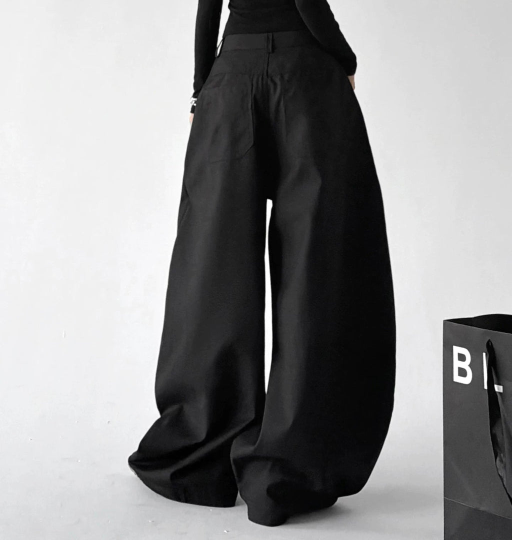 Star-Trim Waist Wide-Leg Pants - COPPING THREADS - CT ORIGINALS