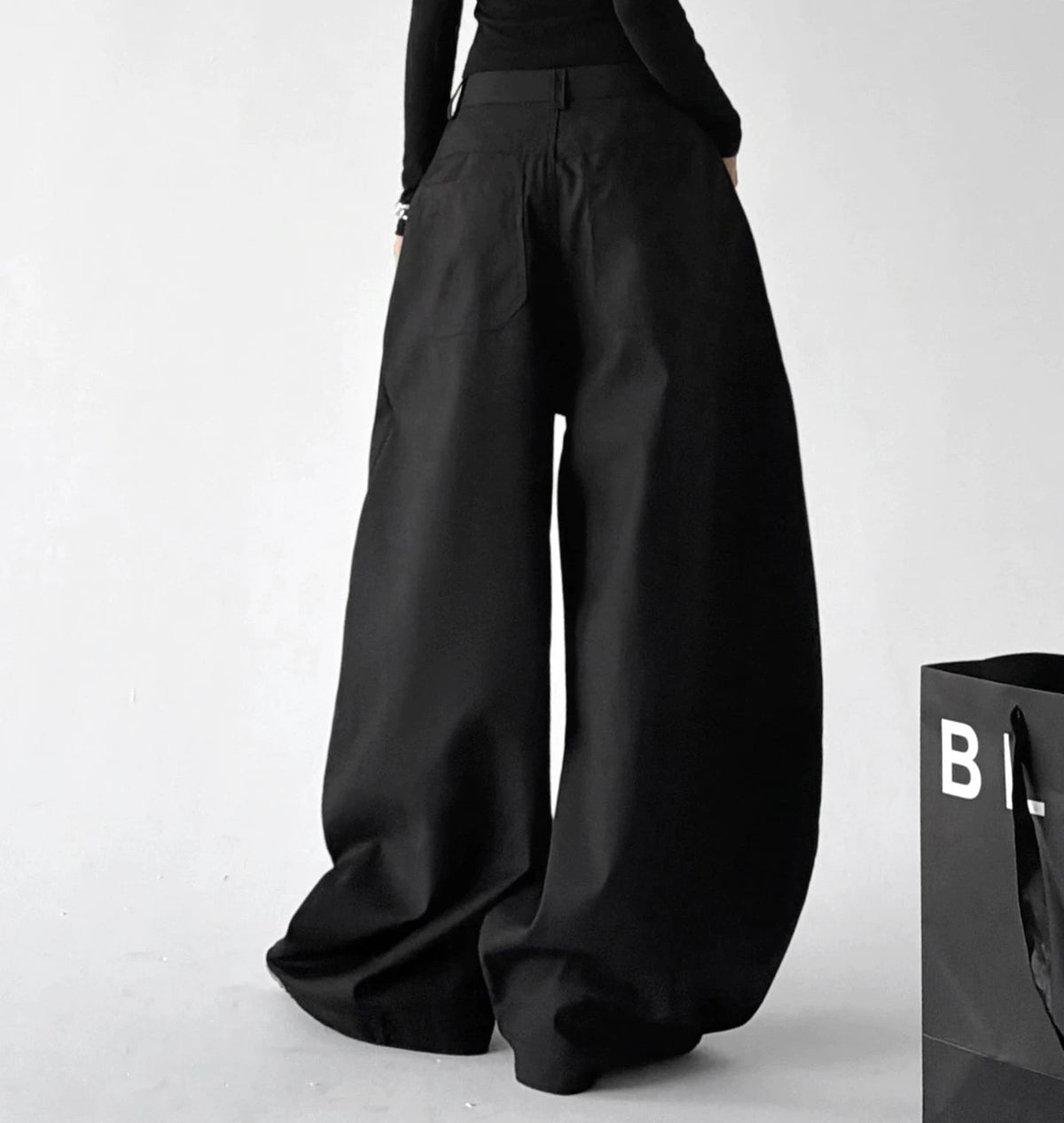 Star-Trim Waist Wide-Leg Pants - COPPING THREADS - CT ORIGINALS