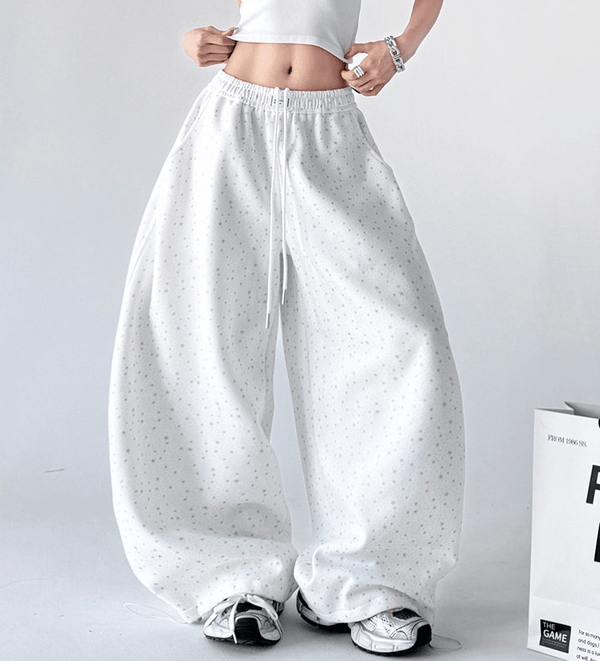 Starry Print Wide - Leg Sweatpants – CT6655 - COPPING THREADS - CT Select