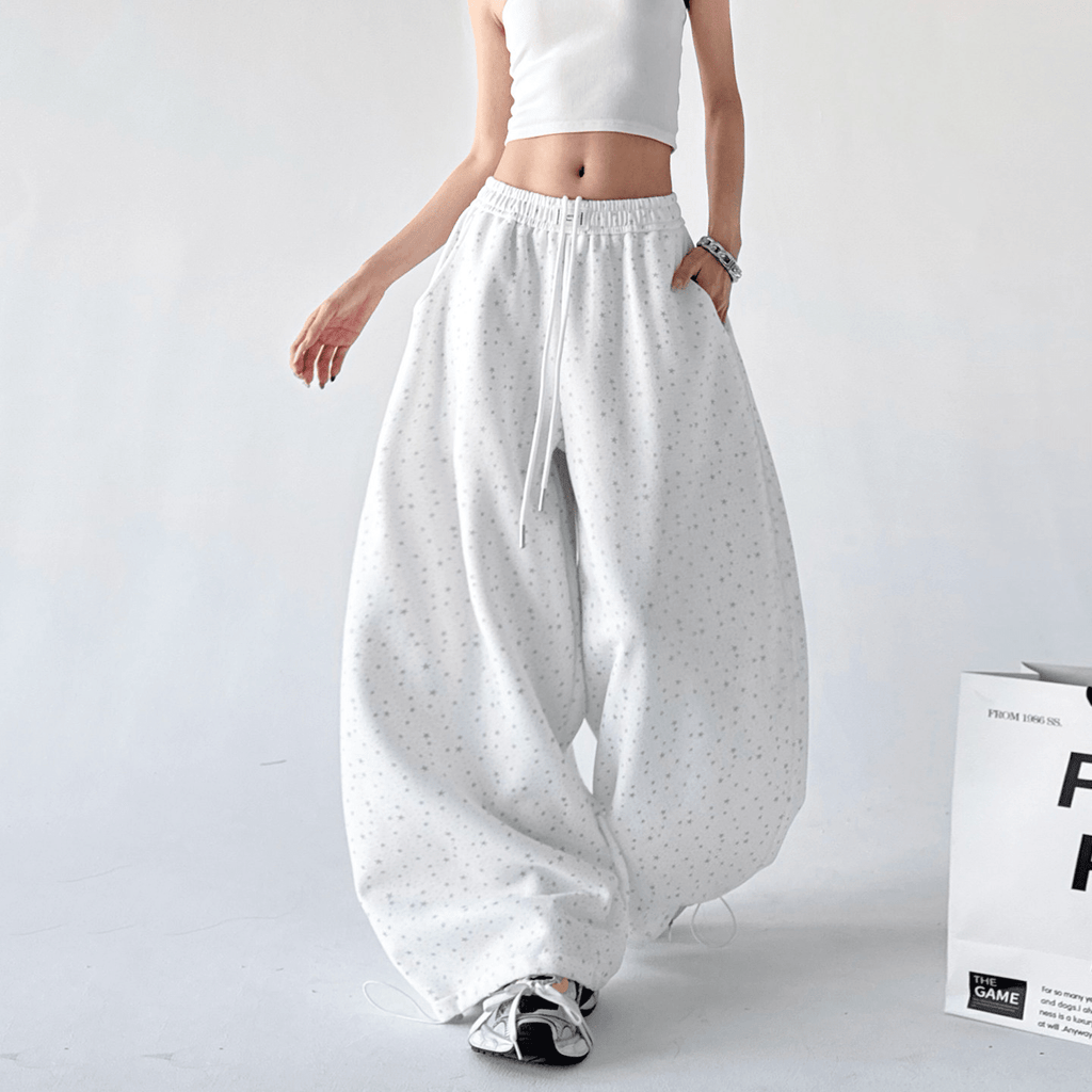 Starry Print Wide - Leg Sweatpants – CT6655 - COPPING THREADS - CT Select