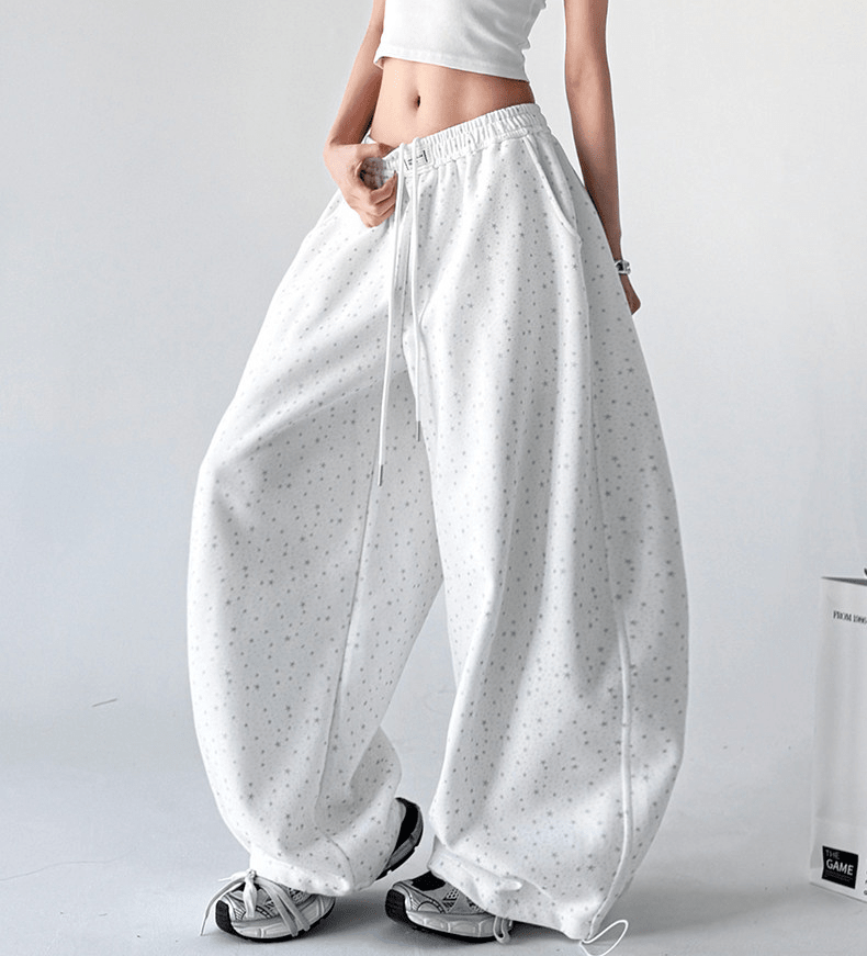 Starry Print Wide - Leg Sweatpants – CT6655 - COPPING THREADS - CT Select