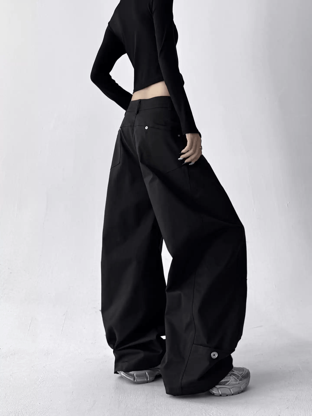 Straight Wide - leg Utility Pants - COPPING THREADS - CT Select