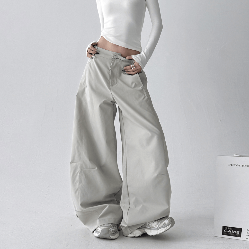 Straight Wide - leg Utility Pants - COPPING THREADS - CT Select