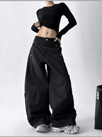 Straight Wide - leg Utility Pants - COPPING THREADS - CT Select
