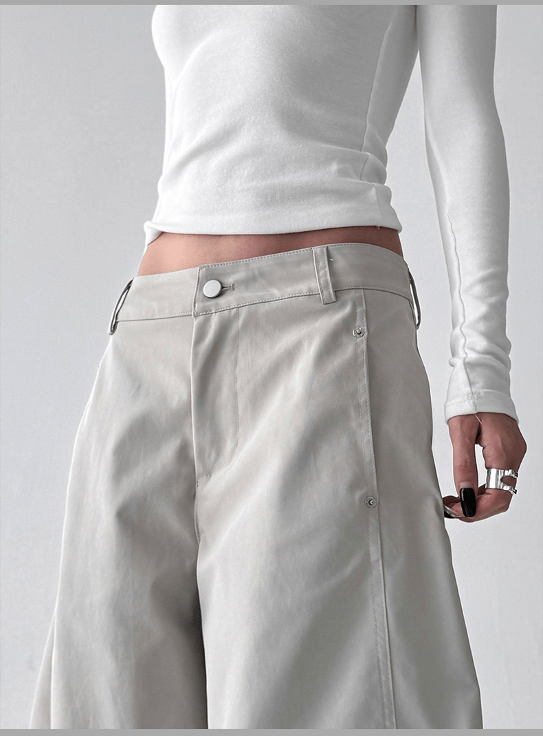 Straight Wide - leg Utility Pants - COPPING THREADS - CT Select