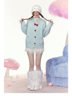 Strawberry Button Cardigan Sweater - COPPING THREADS - AYF