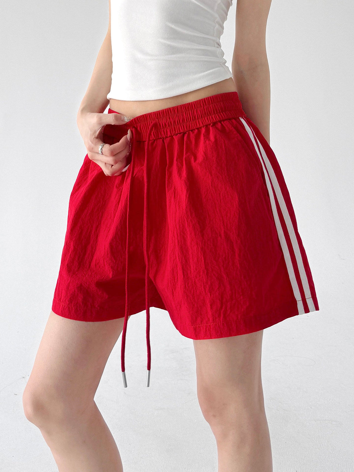 Stripe-Panel Drawcord Shorts - CT816 - COPPING THREADS - CT ORIGINALS Hauptbild