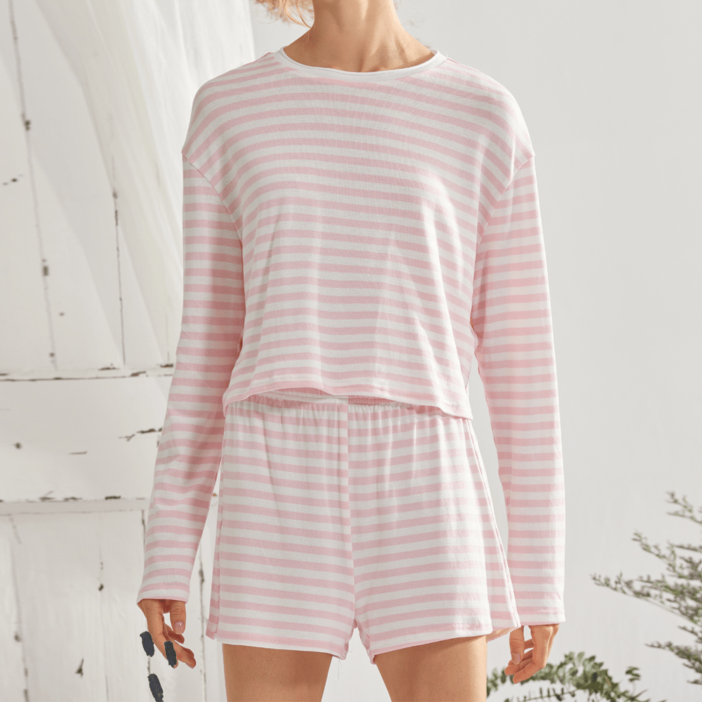 Striped Cotton Lounge Set - COPPING THREADS - CT Dreamscape
