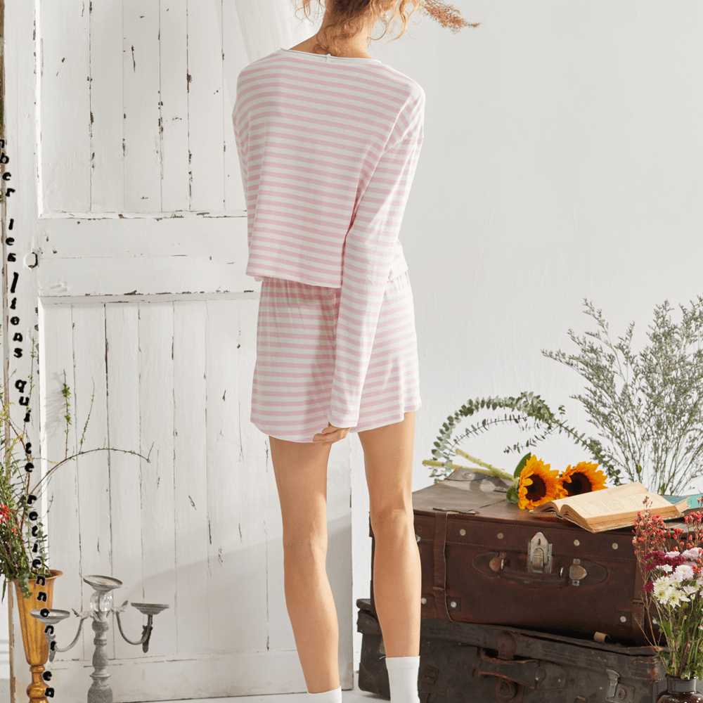 Striped Cotton Lounge Set - COPPING THREADS - CT Dreamscape