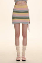 Striped Knit Embroidered Tank Top - COPPING THREADS - MOROMORO