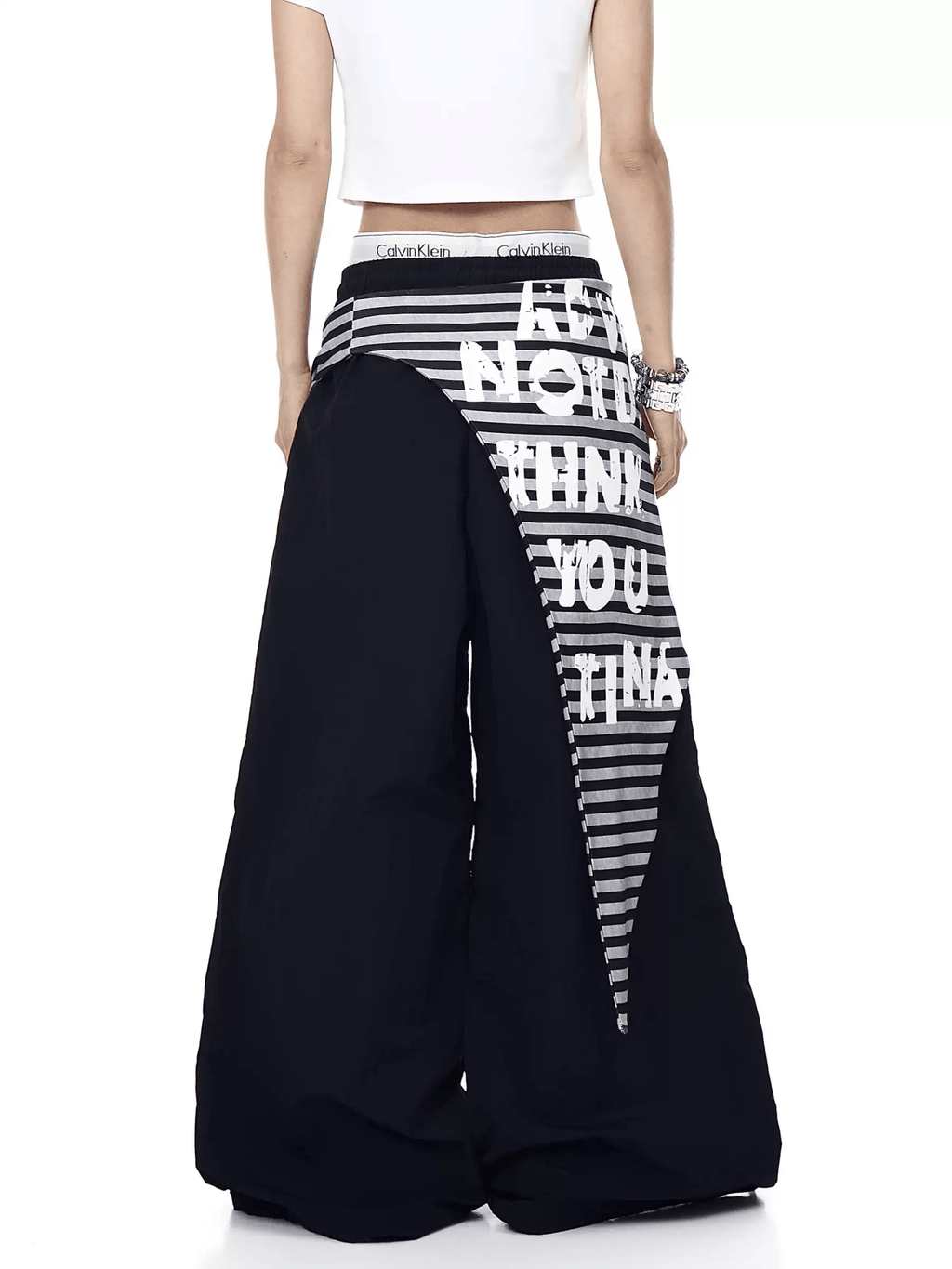 Striped Layered Paratrooper Trousers - COPPING THREADS - CT Select