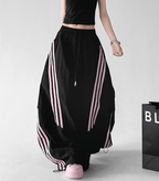 Striped Loose Drawstring Casual Pants - CT6683 - COPPING THREADS - CT Select