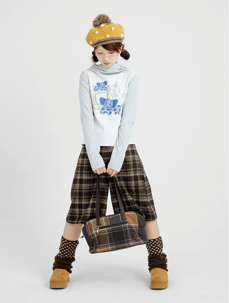 Striped Patchwork Hoodie - COPPING THREADS - CT Coquette