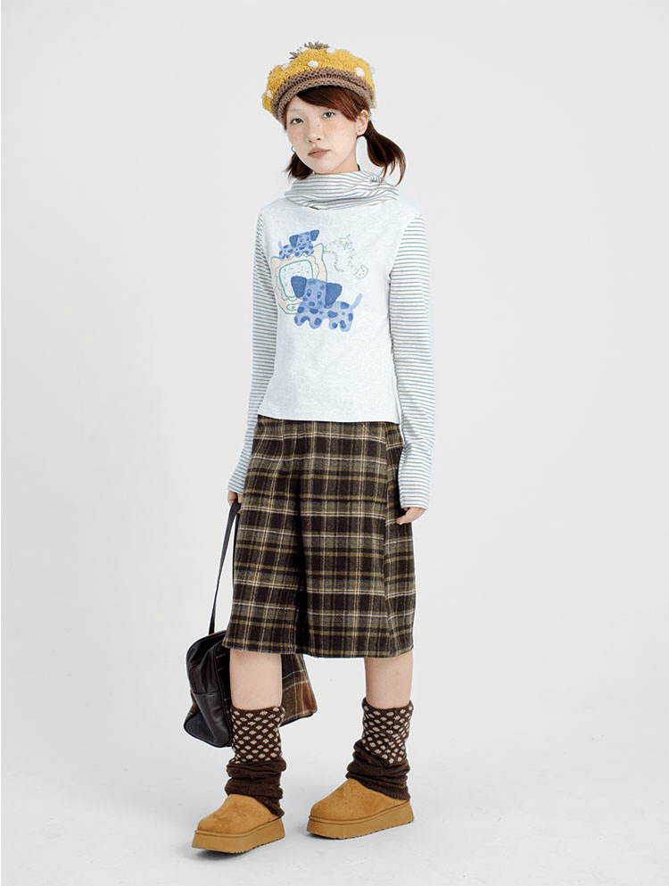 Striped Patchwork Hoodie - COPPING THREADS - CT Coquette