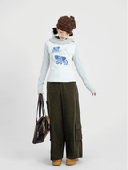 Striped Patchwork Hoodie - COPPING THREADS - CT Coquette