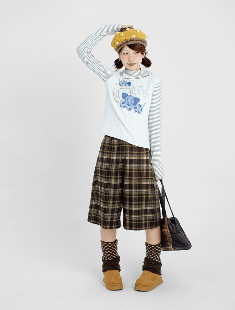 Striped Patchwork Hoodie - COPPING THREADS - CT Coquette