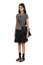 Striped Scarf - Neck Tee - COPPING THREADS - MOROMORO